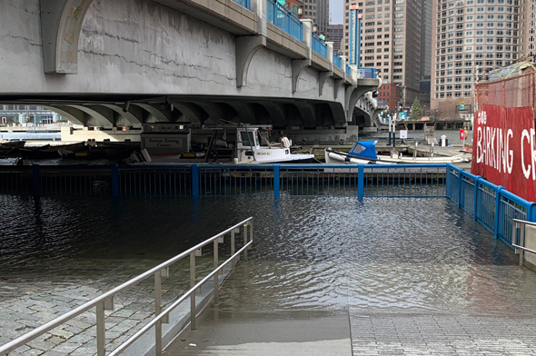 Fort Point Channel flooding