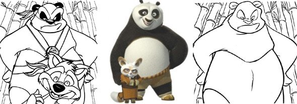 Pandas, one original