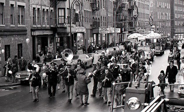 Band on a Boston street