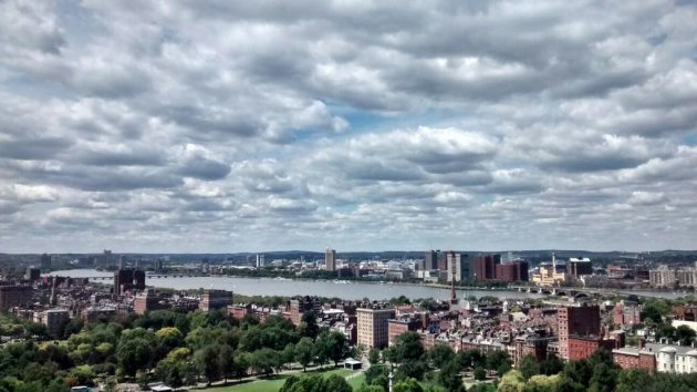 Clouds and the Charles River