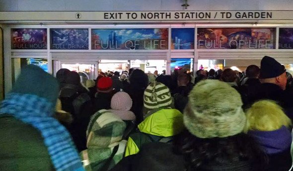 Crowded North Station