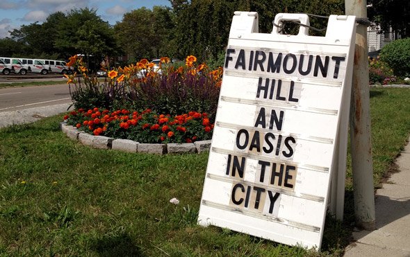 Fairmount Hill in Hyde Park: Oasis