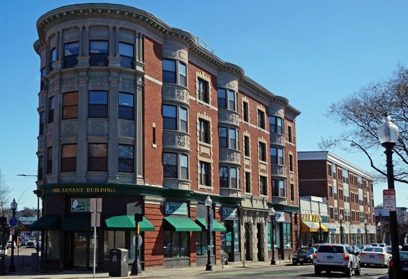 Lenane Building in Fields Corner, Dorchester