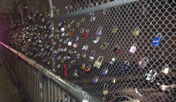 Locks on Massachusetts Avenue in Boston