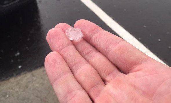 Hail in Quincy