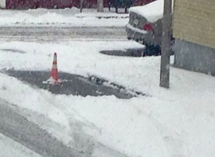 Snow cone in South Boston