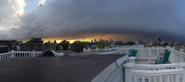 Storm from South Boston deck