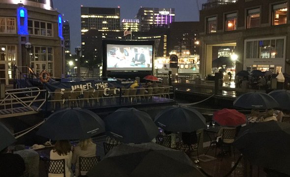 Watching An Affair to Remember in the rain in Boston