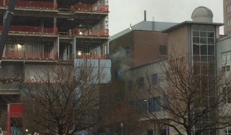 Fire at BU building