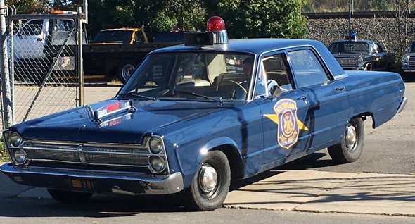 1960s Michigan State Police car in Dorchester