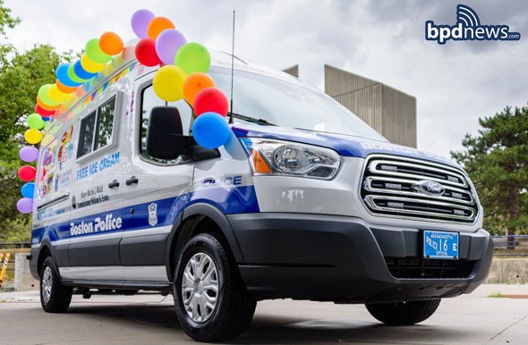 New Boston Police ice-cream truck