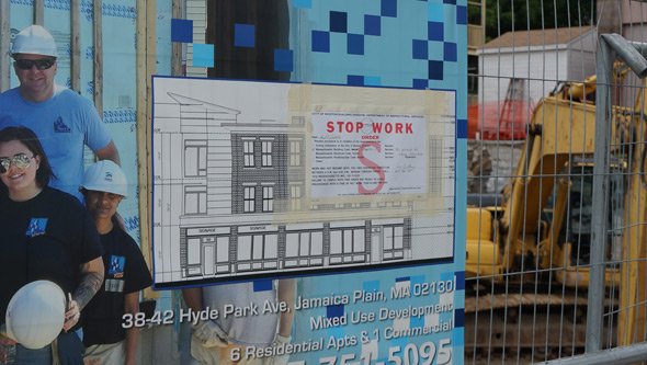 Stop work order in Forest Hills