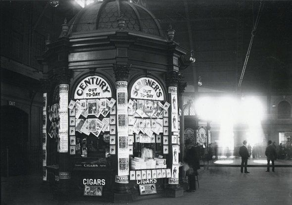 Newsstand in the old Sullivan Square station