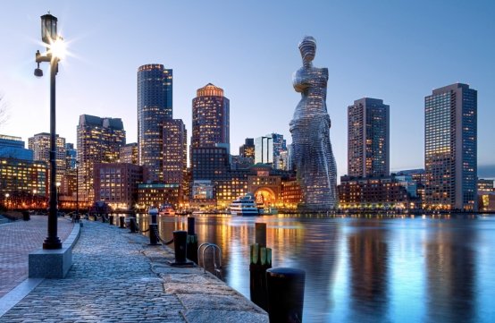 Proposed Venus tower on the Boston waterfront