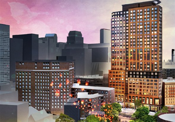 Proposed tower on Tremont Street