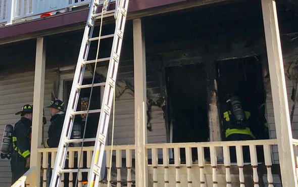 After the fire at 6 Aldrich St. in Roslindale