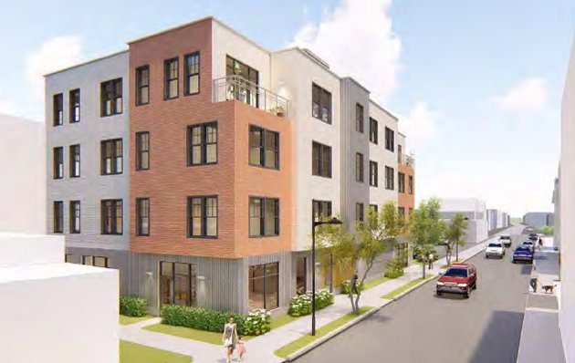 Architect's rendering of 121 Brookside Ave.