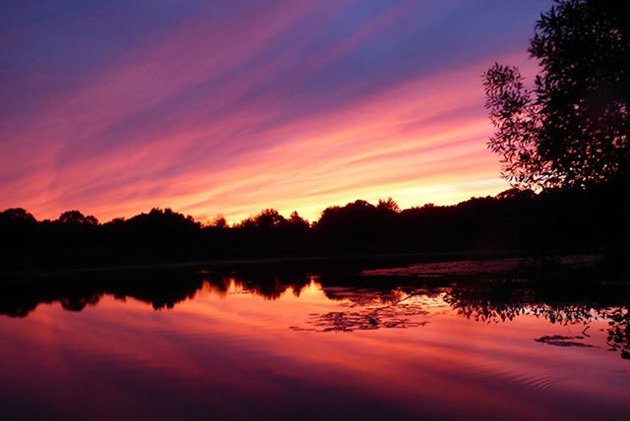 Sunset over the Charles River