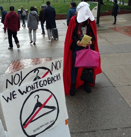 Handmaid at Park Street in Boston