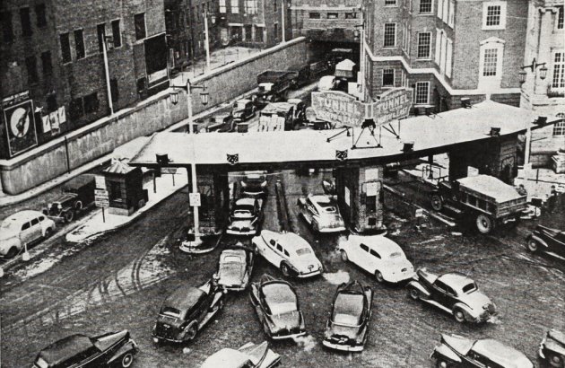 Entrance to Sumner Tunnel in the mid-1940s