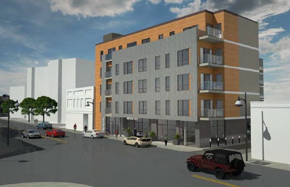 Architect's rendering of 1857 Dorchester Ave.