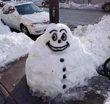 Snowman in Four Corners