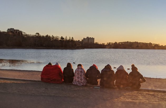 At the Chestnut Hill Reservoir