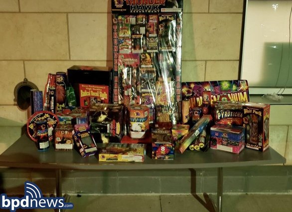 Fireworks seized in Grove Hall