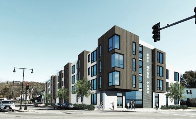 Rendering of proposed Hyde Park Avenue building