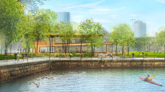 Proposed new Esplanade visitor center