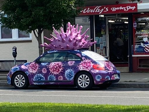 Spotted on Broadway in Somerville: A Coronamobile