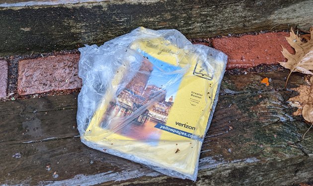 Yellow Pages connected  our steps