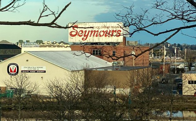 Old Seymour's sign in Port Norfolk