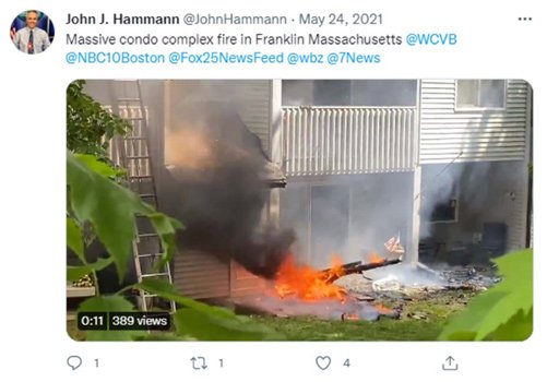 Hammann's fire tweet