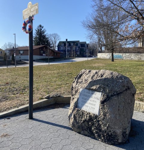 Charles Morton Toole Memorial at Washington St. & Arborway, Boston