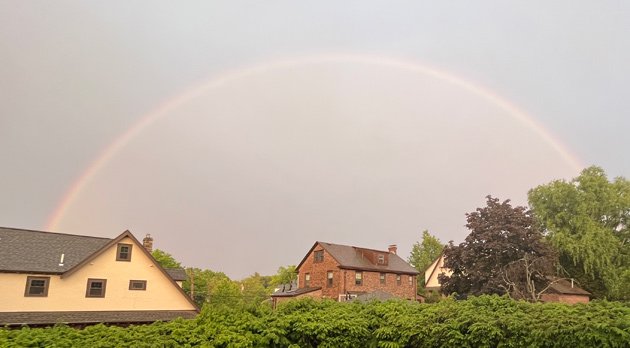 Rainbow over Belmont