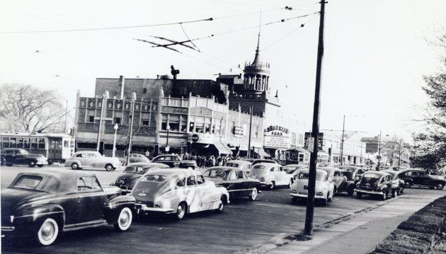 Blue Hill Avenue and Columbia Road in 1949