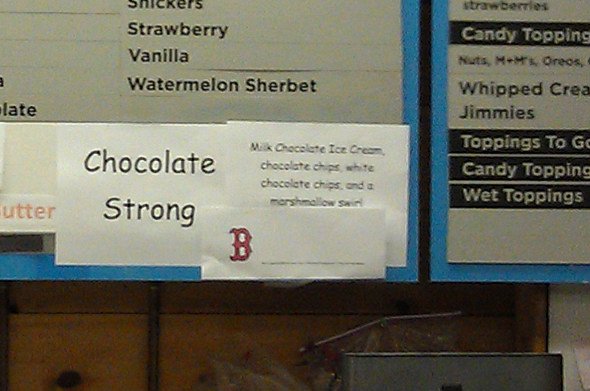 Chocolate Strong ice cream