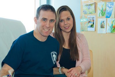 Richard and Kim Donohue in the hospital