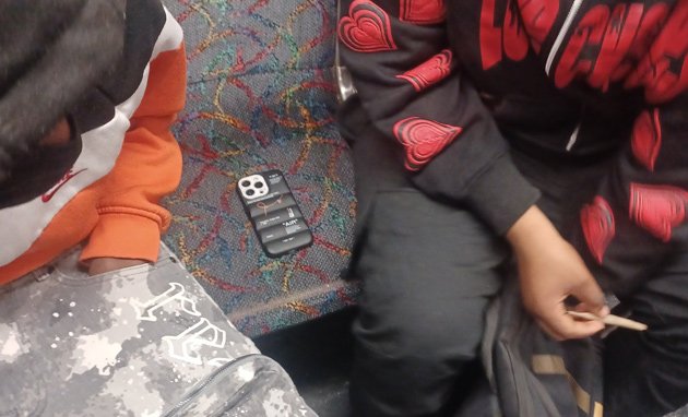 Phone with its own seat