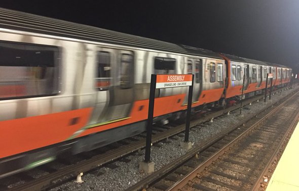 Longer Orange Line train