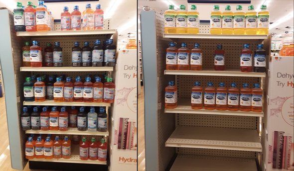 A lot less Pedialyte at South Boston drugstore