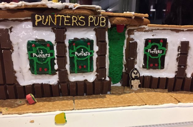 Cake in honor of Punter's Pub