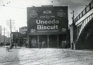 Old Uneeda Biscuit sign in Boston