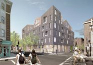 Proposed building at Washington and Green streets in Jamaica Plain