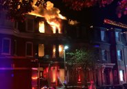 Fire on East 4 Street in South Boston