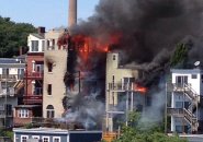 Fire at 284 Bunker Hill St. in Charlestown