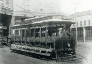 First trolley to go through the Tremont Street subway