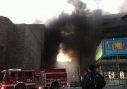 Transformer fire in the Back Bay