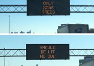 Massachusetts anti-OUI highway signs